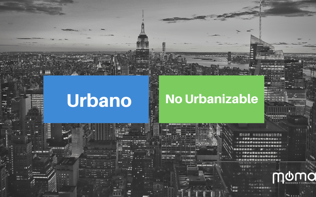 Suelo urbano, y no urbanizable. Diferencias